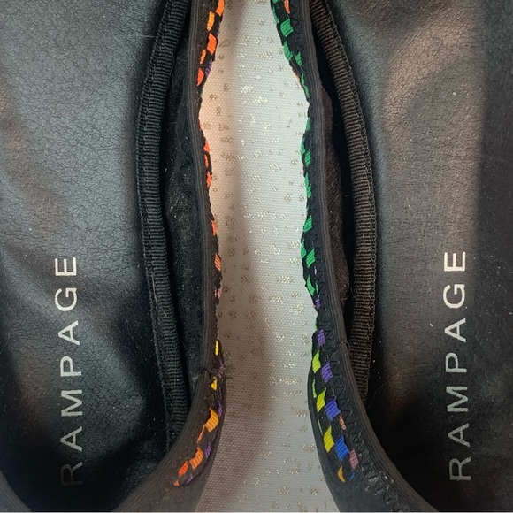 RAMPAGE Woven Style Slip-on Ballet Flats Size 9.5 Mayken - Picture 2 of 12